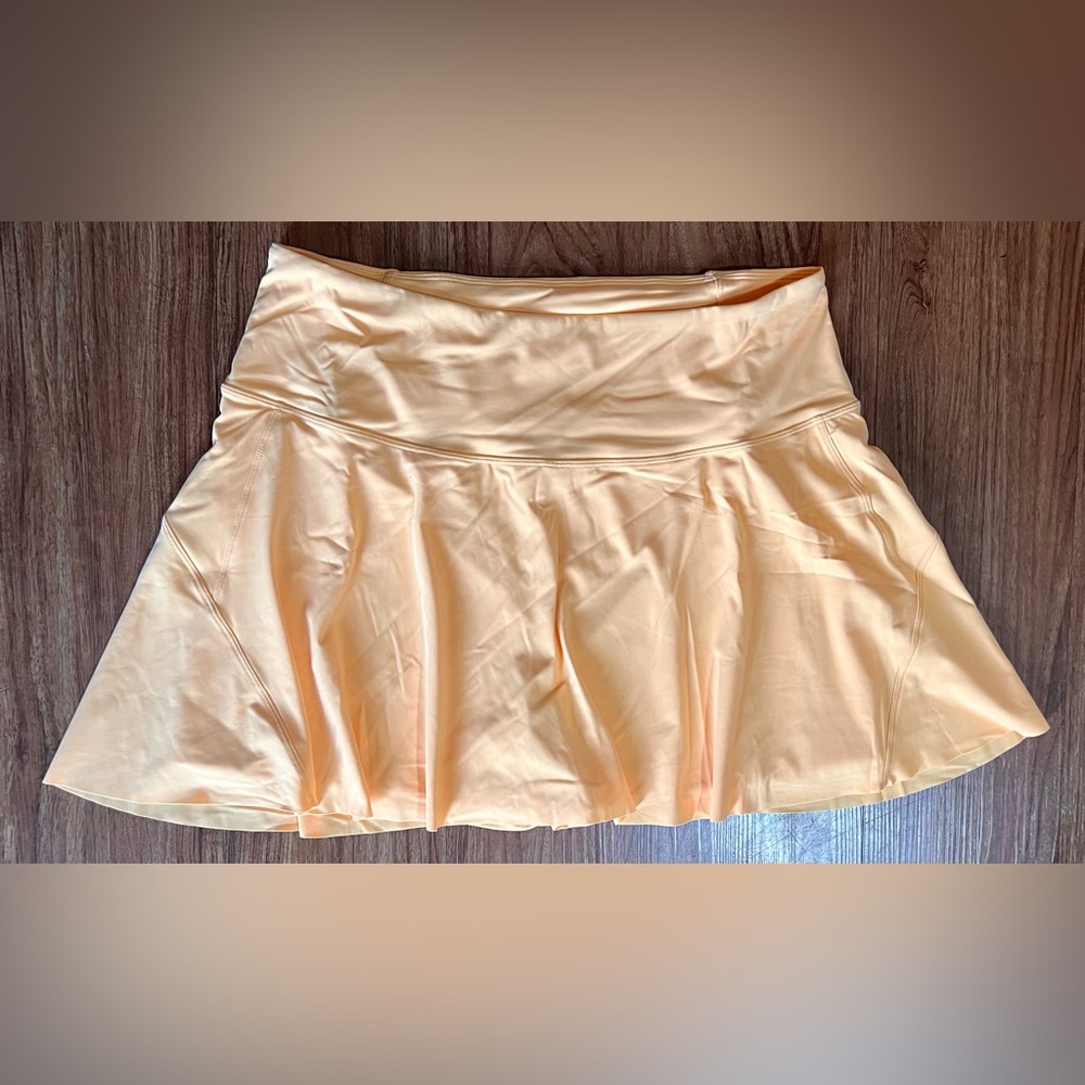 Elegant Peach Athletic Skirt XL
